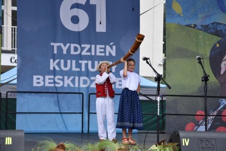 Mała scena Tygodnia Kultury Beskidzkiej w Wiśle